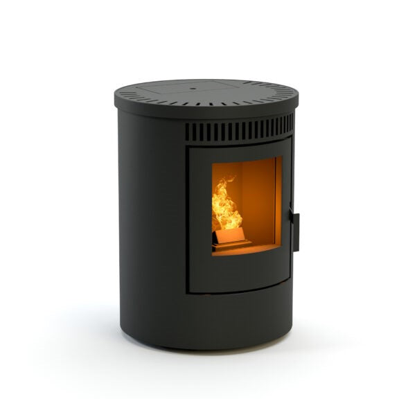 Duroflame Rinus 7kW Pellet Stove, Freestanding, Ecodesign Approved, Defra Approved