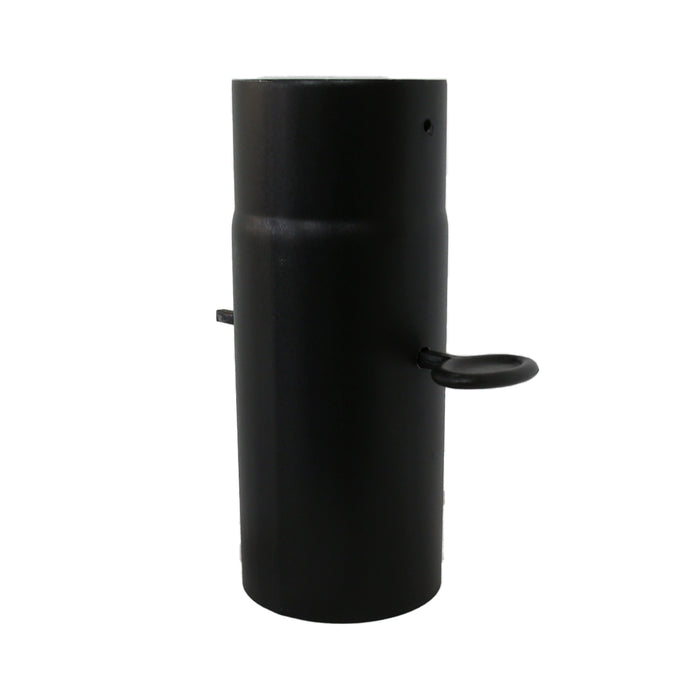 4 Inch 250mm Enamel Flue Damper-black Damper Included