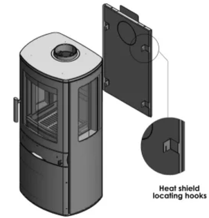 ACR Neo Woodburning Stove Heatshield