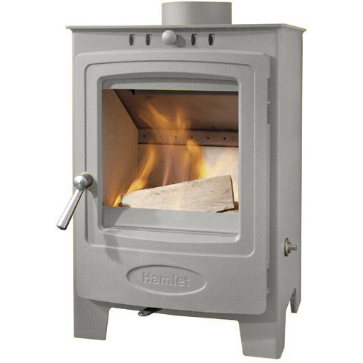 Arada Hamlet Solution 5 Compact Pebble Stove, Multi Fuel Wood Burning, Freestanding (S4) Ecodesign Approved, Defra Approved