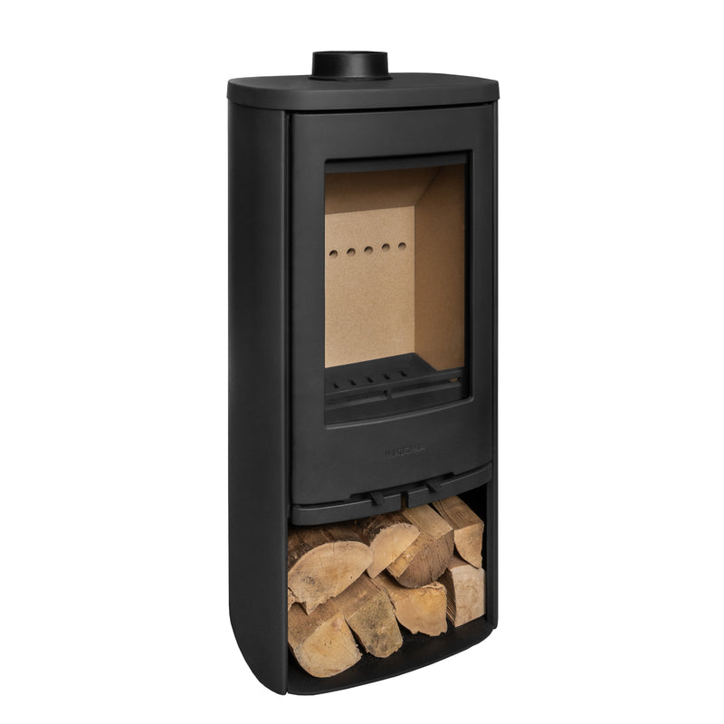 Mazona Carlisle 5kW Multifuel Woodburning Stove, Freestanding, Eco Design Approved, Defra Approved