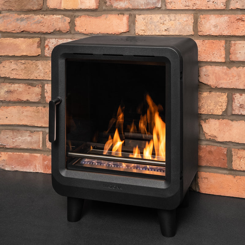 Mazona Heatwave Bioethanol Black Freestanding Stove