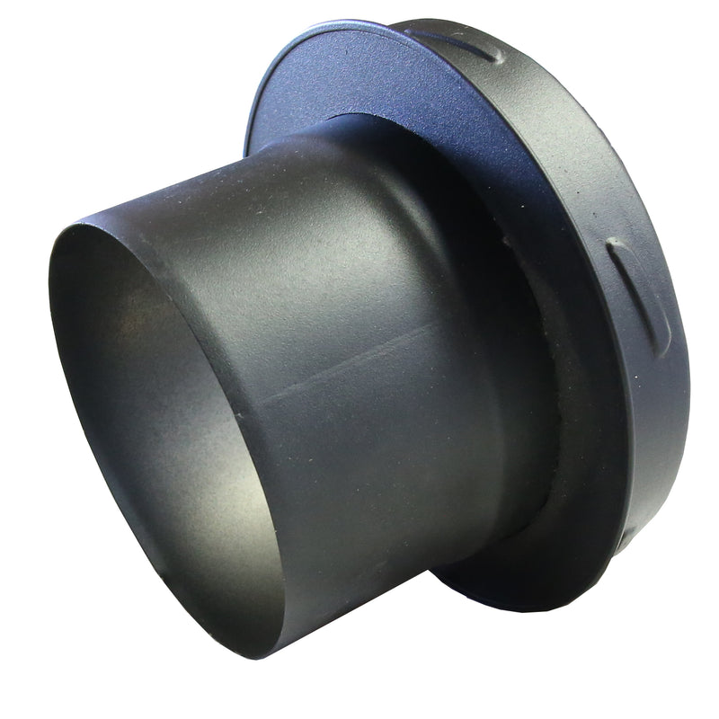 5 inch Black Twin Wall Appliance Connector Inc Locking Band