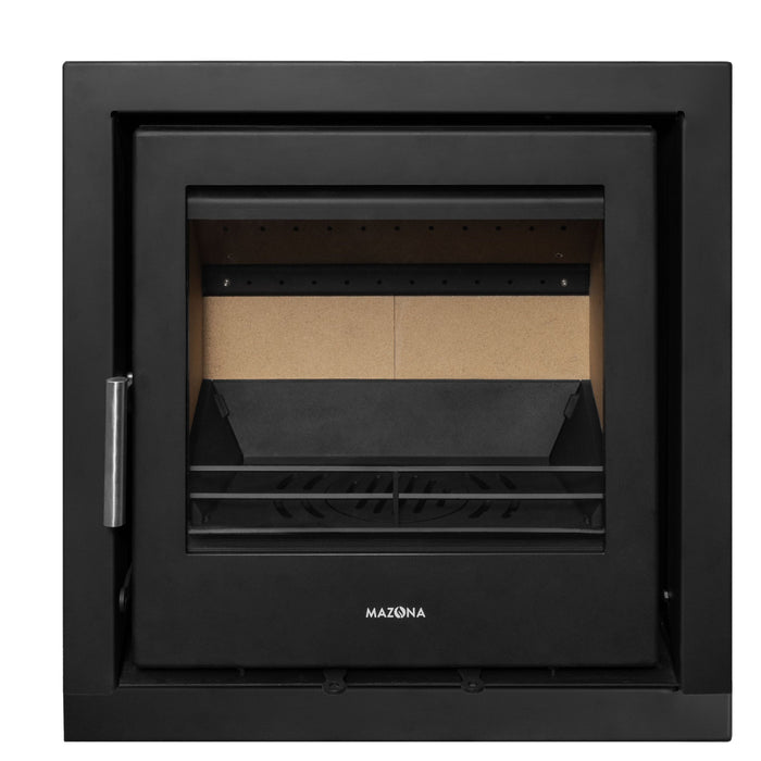 Mazona Clovelly 550 6kW Steel 4 Sided Trim Stove, Multifuel, Woodburning, Cassette, Inset, Eco Design Approved, Defra Approved