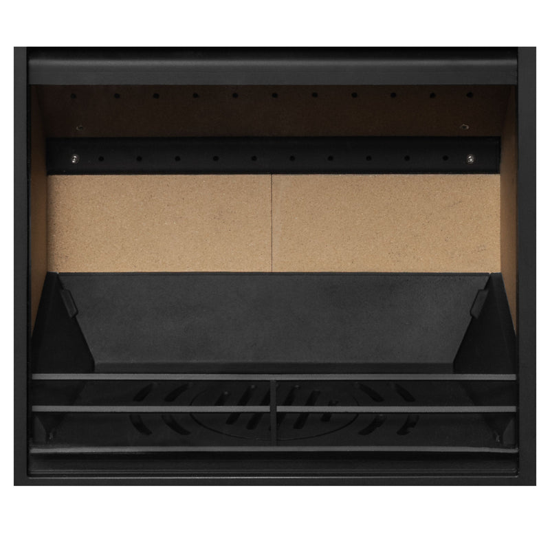 Mazona Clovelly 550 6kW Steel 4 Sided Trim Stove, Multifuel, Woodburning, Cassette, Inset, Eco Design Approved, Defra Approved