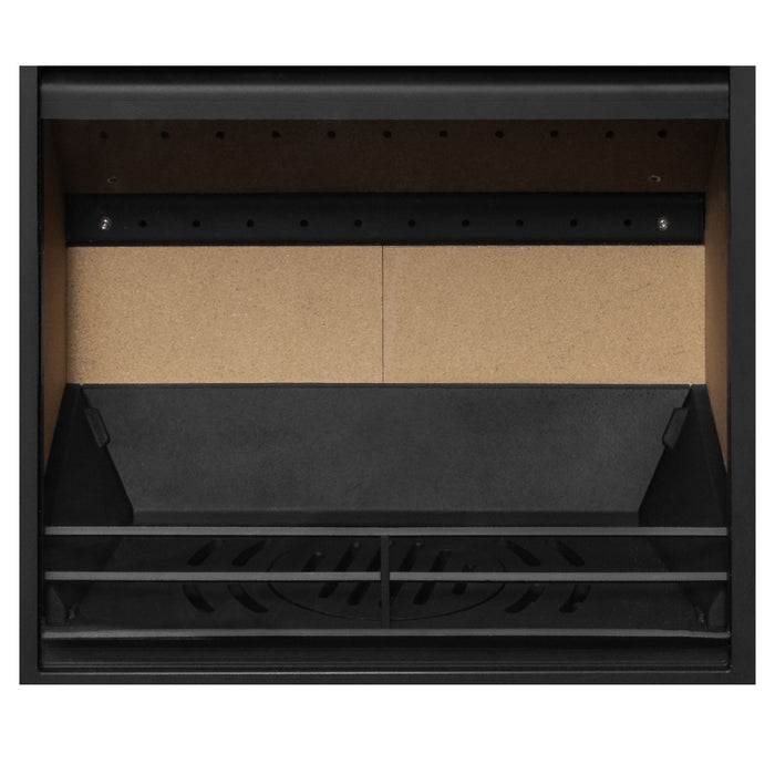 Mazona Clovelly 550 6kW Steel 4 Sided Trim Stove, Multifuel, Woodburning, Cassette, Inset, Eco Design Approved, Defra Approved