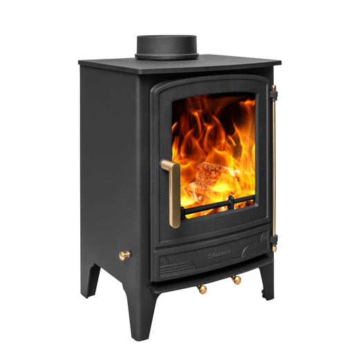 Mazona Warwick 5 kW Multifuel Woodburning Stove on a white background