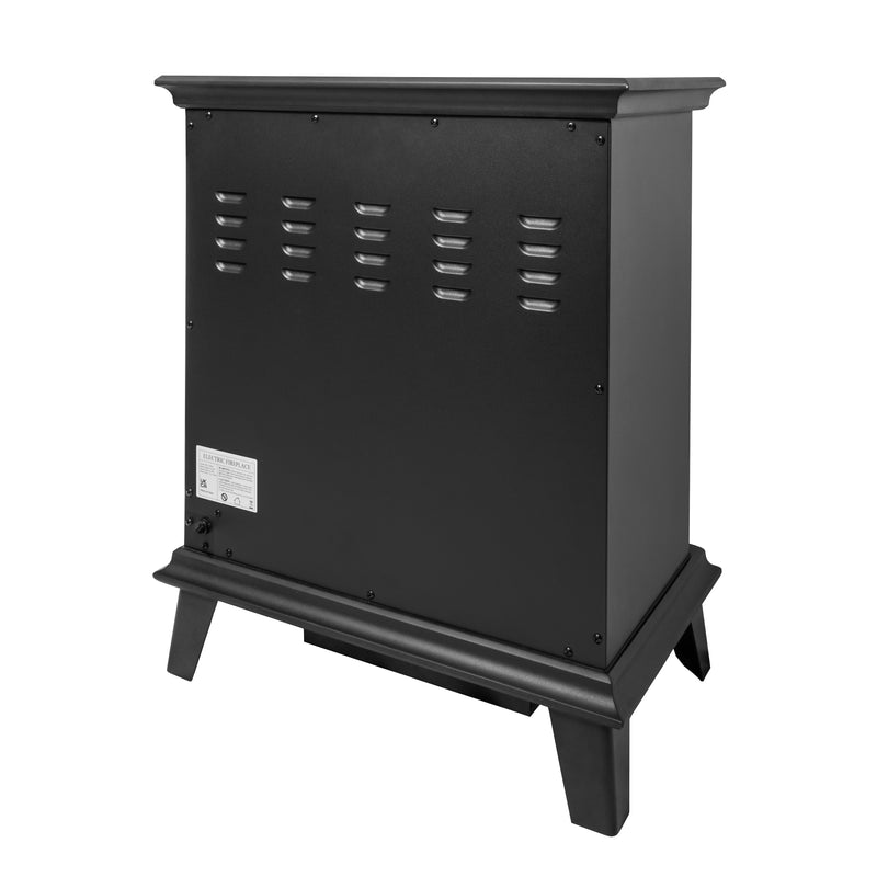 back Ezee Glow E-Bedford Electric Freestanding Stove 1.9kW on white background
