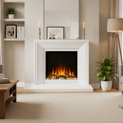 fire in living room 