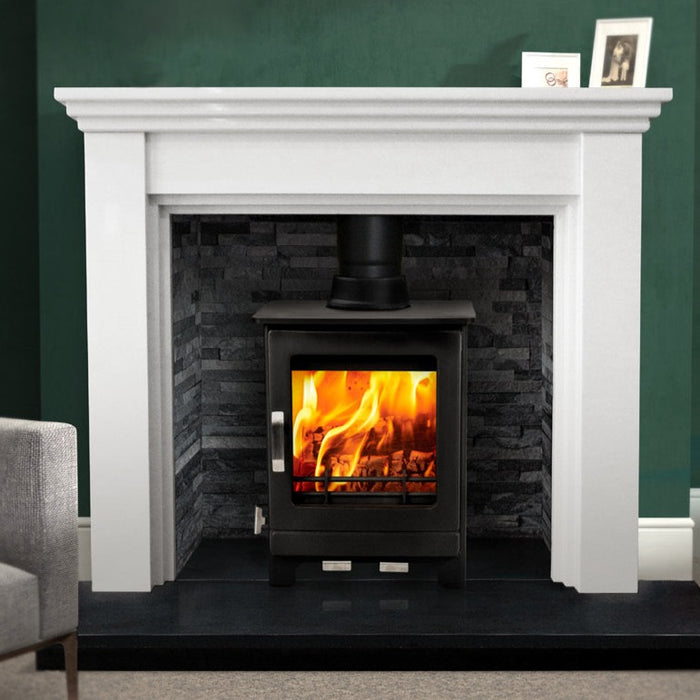 Mazona Ripley 5kW Multifuel Woodburning Stove, Freestanding, Eco Design Approved, Defra Approved