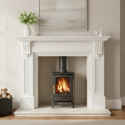 mazona warwick stove and stylish marble surround 