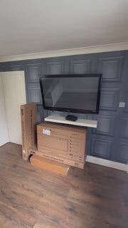video of Ezee glow Aura electric fire in living room 