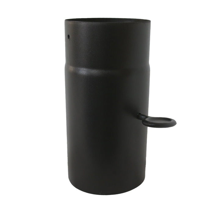 5 Inch 250mm Enamel Flue Damper-black Damper Included