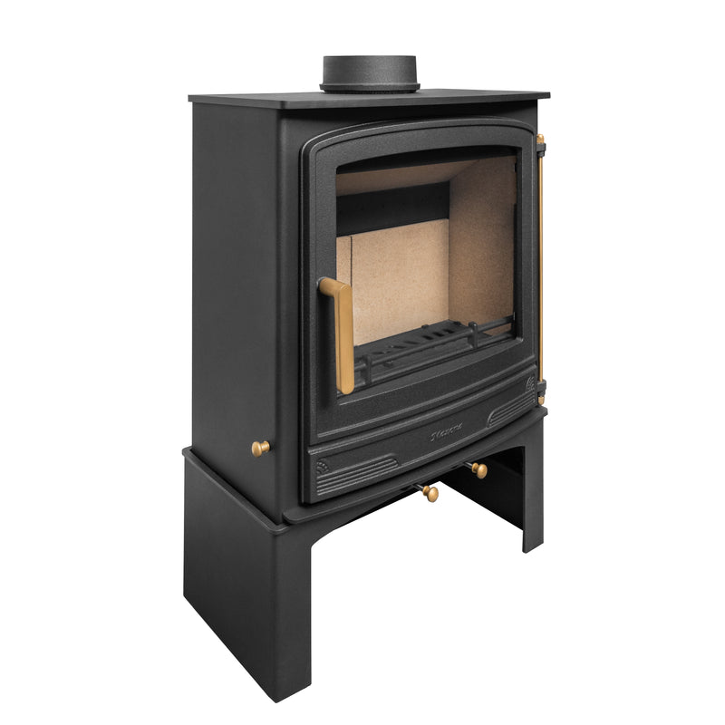 Mazona Warwick Multifuel Woodburning Stove on white background 