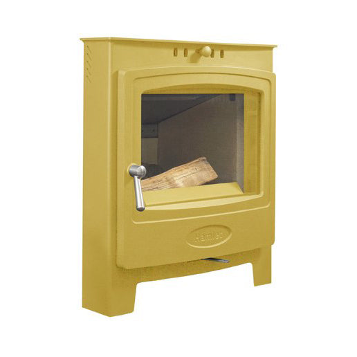 Arada Hamlet Solution 5kW Raincoat Yellow Stove, Multi Fuel, Wood Burning, Inset 5 (S4), Ecodesign Approved, Defra Approved