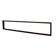 electric fire trim on white background 