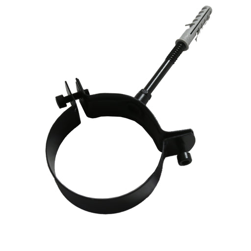3 Inch Adjustable Wall Band Matt Black on white background