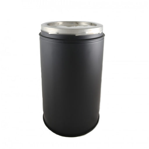 twin wall flue for multifuel stove on white background 