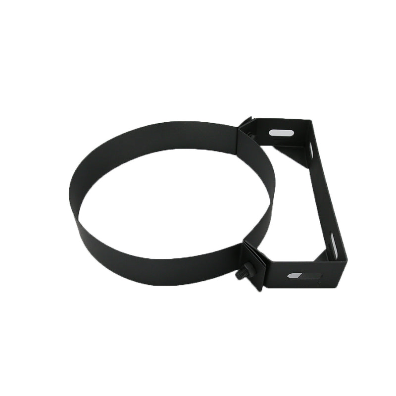Black Twin Wall Wall Bracket on white background 