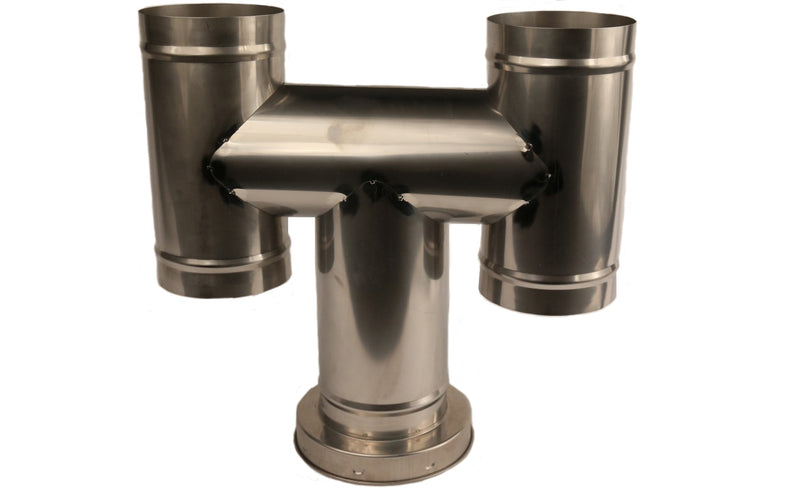 Twin Wall Cowl H Steel