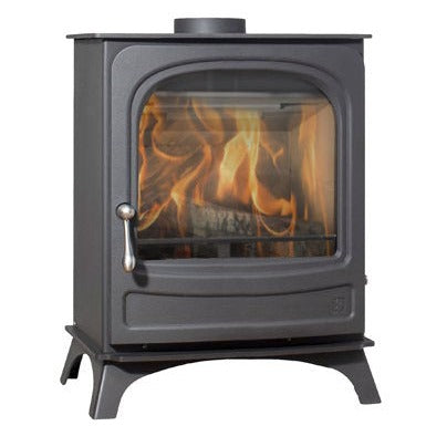 Arada Holborn 5 Widescreen Slate Multifuel Woodburning Stove, Freestanding, Eco Design Approved, Defra Approved