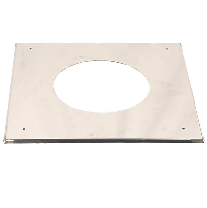 6 inch Twin Wall Flat Ceiling / Wall Plate
