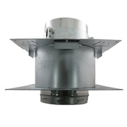 6 Inch (150mm) Twin Wall Flue Fire Stop Kit Unventilated on white background
