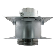Silver Twin Wall Flue Fire Stop Kit Ventilated