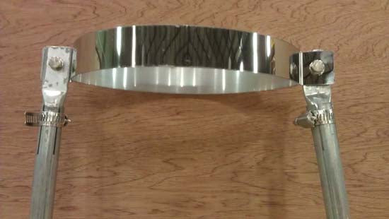 Twin Wall Roof Brace Kit on wooden background 