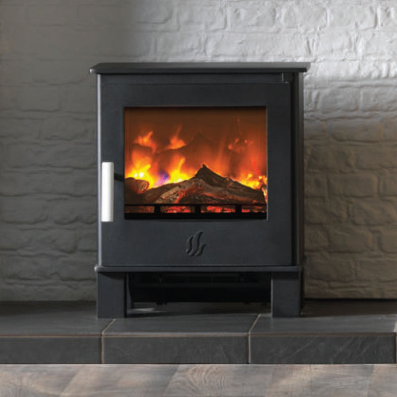 Malvern Electric stove with flames