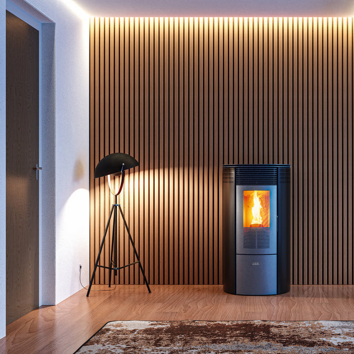 Artel Redonda 12C Ducted Pellet Stove Black — GR8 Fires