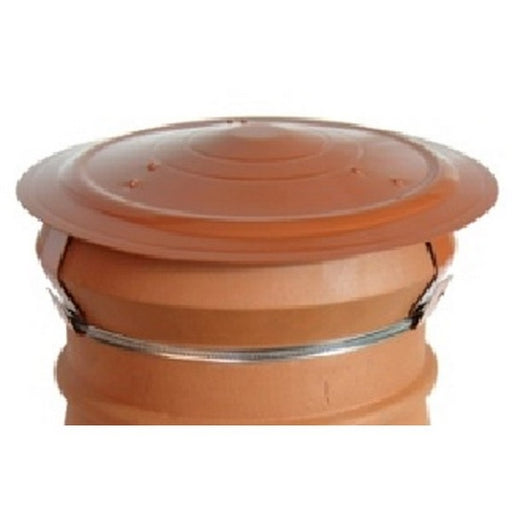 Aluminium Rain Cap for Disused Chimney on white background 