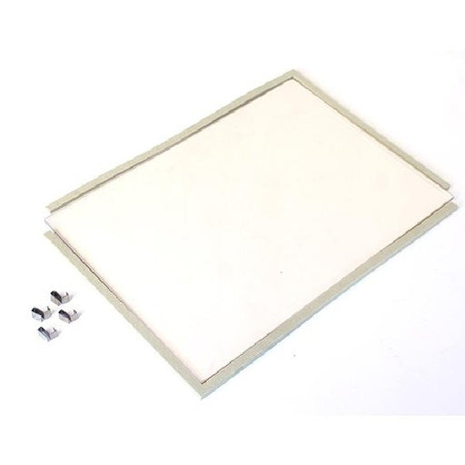 Arada Glass Kit four Glass Clips, Glass and 86cm of Thermoseal Also includes 4 x S-shaped AFS094 clips.
