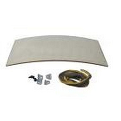 Glass Kit for multifuel stove on a white background 