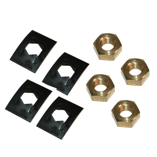 bolts on white background 