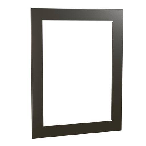  4-Sided Trim Black on white background 