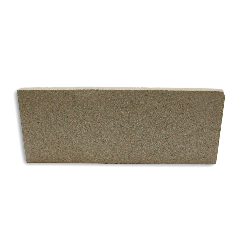 Back Brick for a multi burning stove on a white background.