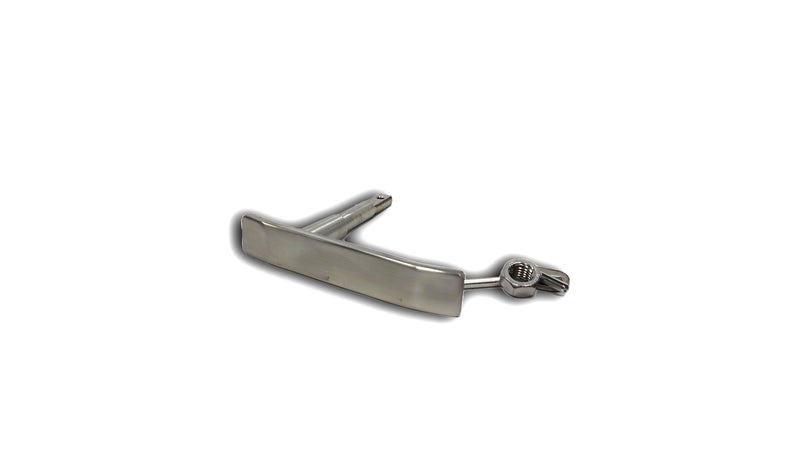 Door Handle Assembly to suit Mazona Ripley 4 5 & 8 kW on white background