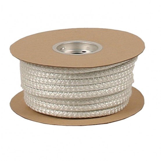 coil of rope on white background 