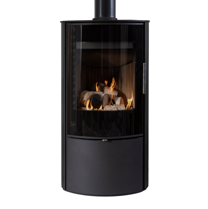 Arada Lagom 4 kW Black Steel Wood Burning Stove