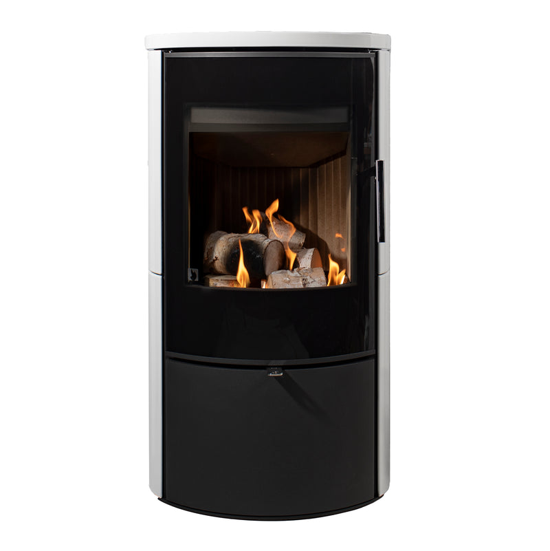 Arada Lagom 4 kW White Ceramic Wood Burning Stove