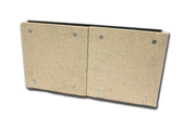 Mazona Non Eco Rye 5 kW & Arizona Non Eco A05 Baffle Plate (Steel) white background 