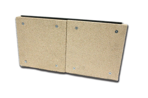 Mazona Non Eco Rye 5 kW & Arizona Non Eco A05 Baffle Plate (Steel) white background 
