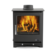 Black Mazona Multifuel Woodburning Stove