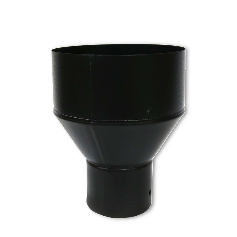 3 Inch to 6 inch Black Flue Increaser