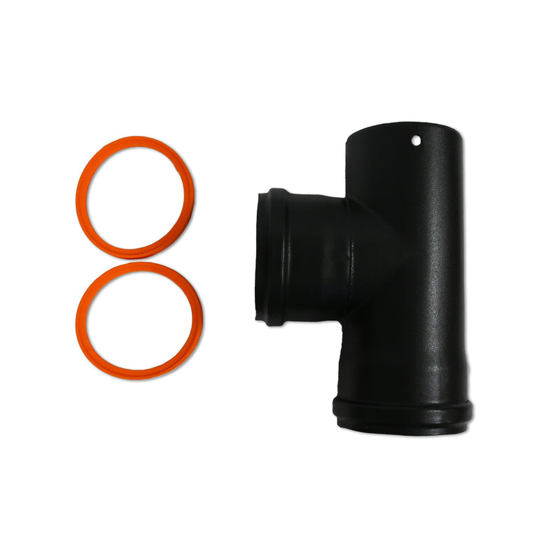 3 Inch 90 Degree Enamel Flue Tee