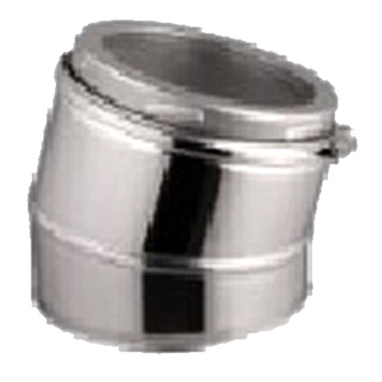 5 Inch (125mm)  Twin Wall 15 Degree Bend Inc Locking Band