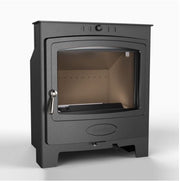 Arada Hamlet Solution Inset 5 (S4) Multi Fuel Wood Burning Stove empty on white background
