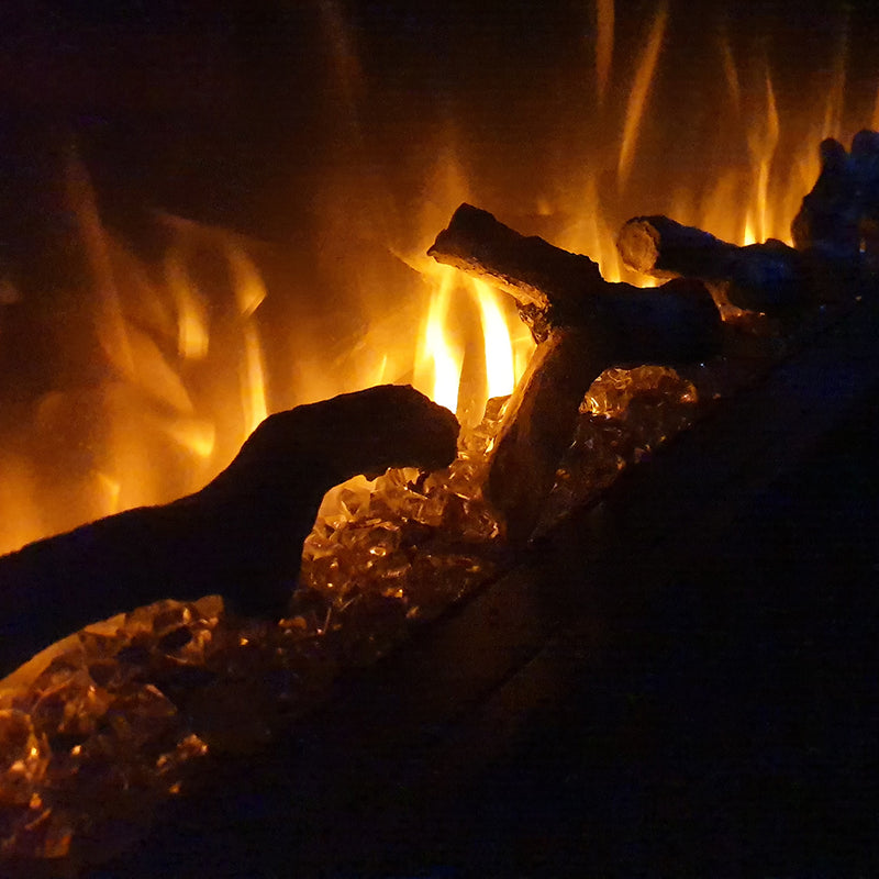 Ezee Glow 50'' Aura Media Wall Electric Suite