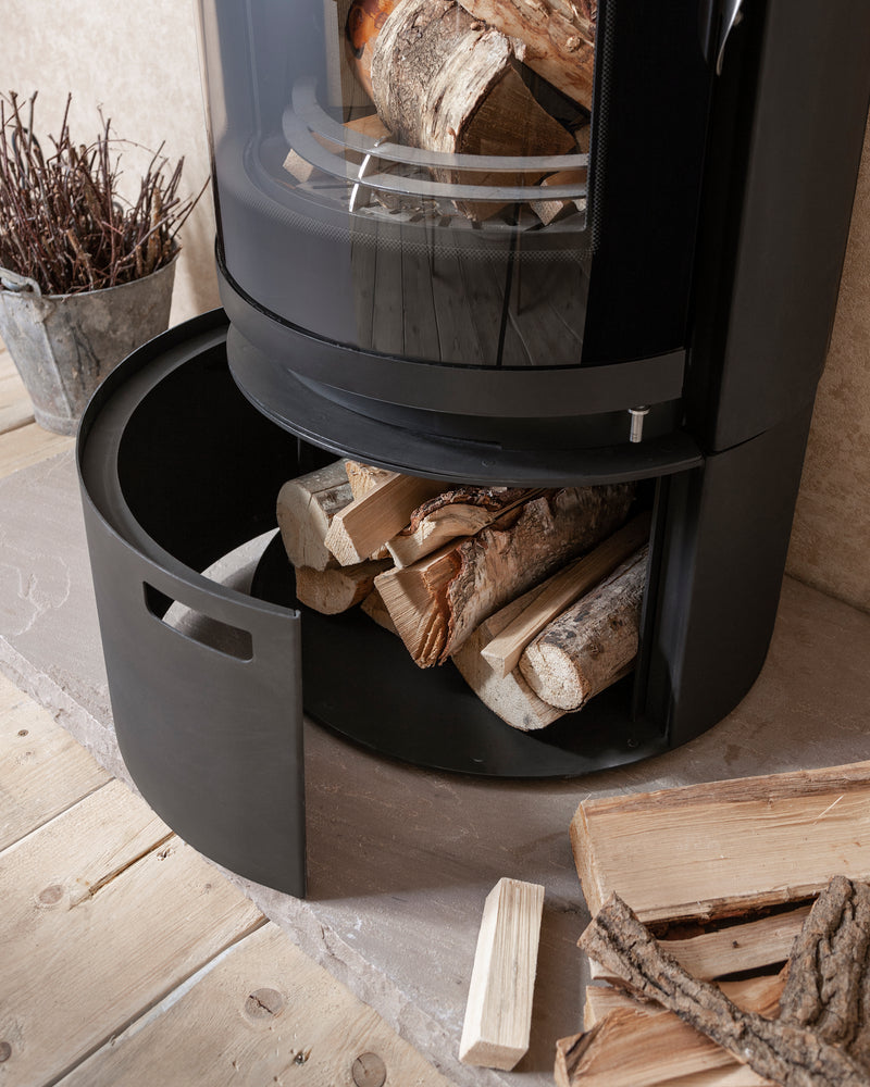 High Log Store T/S Hoxton 7 Stove